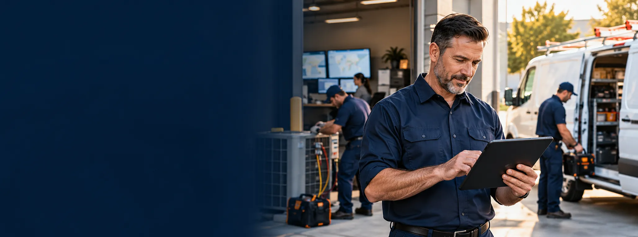 Established HVAC operations manager coordinating technicians with field service software